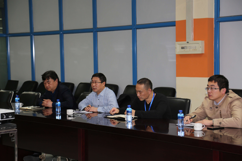 万名干手下下层烟台市国企一队到Z6尊龙凯时软件公司调研座谈